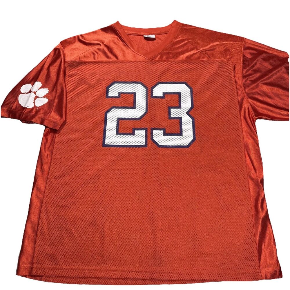 Clemson University Tigers Jersey Mens Orange Football #23 SIZE X-Large NCAA